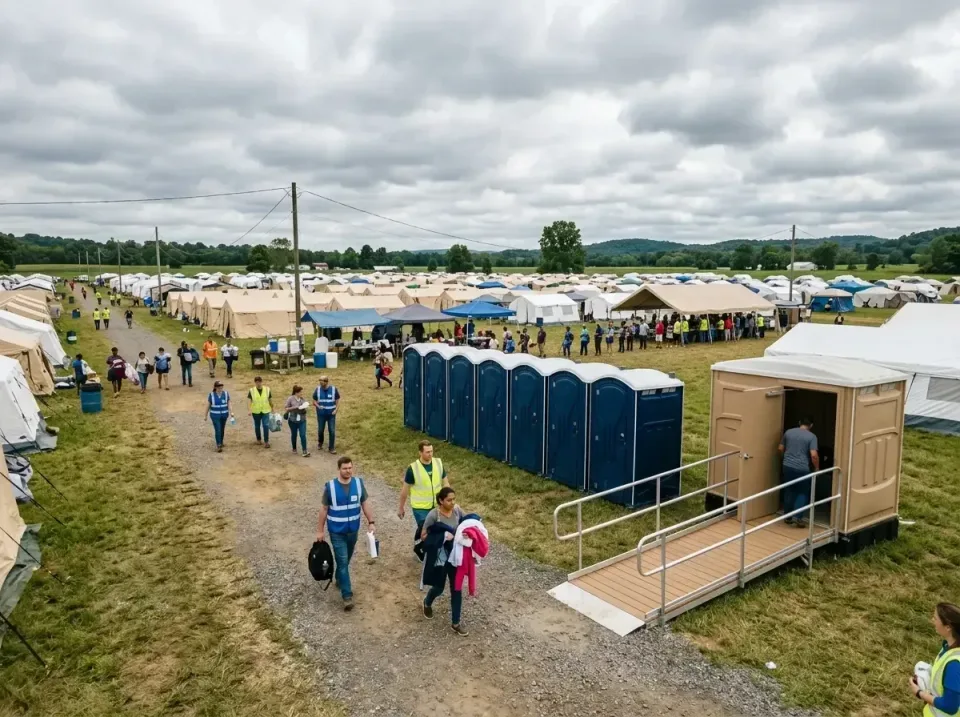 disaster-relief-camp-restrooms-010 — frequently asked questions, Dumpster & Portable Bathrooms Rental in Samsula-Spruce Cree…